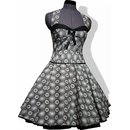 Petticoat Kleid Rockabilly Tanzkleid schwarz weie Punkte...
