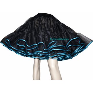 Petticoat Organdy schwarz volumins