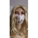 Mundstoffmaske Mundbedeckung Mund Nase Maske wei  kleine...