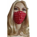 4 Stck Mundmasken rot weie Punkte Stoffmasken aus...