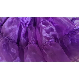 Kopie von  Organza Petticoat glnzend aubergine