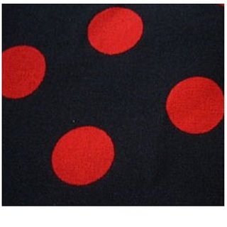 Tellerrock schwarz groe rote Punkte