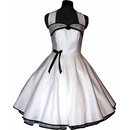 50er Jahre Brautkleid zum Petticoat Hochzeitskleid wei...