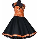 50er Jahre Kleid zum Petticoat apriko Rosen Einzelstck...