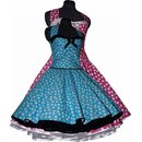 50er Kleid zum Petticoat pink, trkis, lila, grn rot...