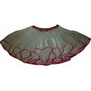 Petticoat Unterrock Eisorganza weiss pink Karneval Fasching