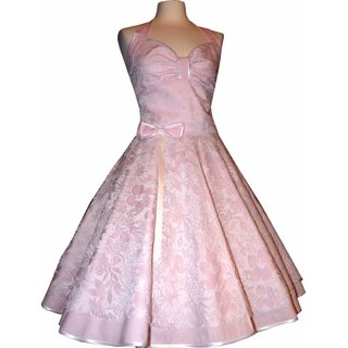 Spitzenkleid Hochzeitskleid 50er Jahre zum Petticoat rosa wei